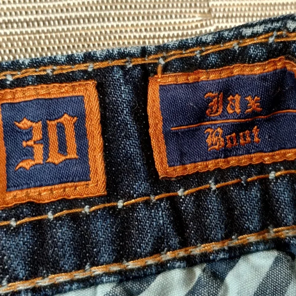 Rock Revival Jax Studded Boot Jeans Size 30 - Picture 9 of 16